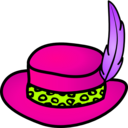 download Pimp Hat clipart image with 45 hue color