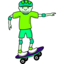 download Skateboardboy clipart image with 90 hue color