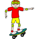 download Skateboardboy clipart image with 0 hue color