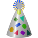 download Party Hat clipart image with 45 hue color