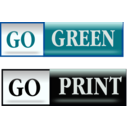 download Go Green Bars clipart image with 90 hue color