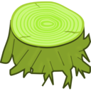 download Tree Stump clipart image with 45 hue color