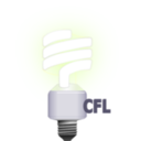 download Compact Fluorescent Lamp clipart image with 225 hue color