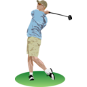 download Golf Drive clipart image with 0 hue color