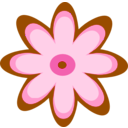 download Thai Flowers clipart image with 270 hue color