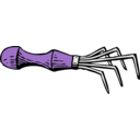 download Hand Rake clipart image with 225 hue color