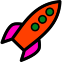 download Rocket Icon clipart image with 315 hue color