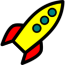 download Rocket Icon clipart image with 0 hue color