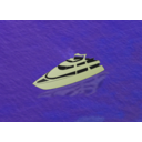 download Yacht clipart image with 45 hue color