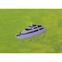 download Yacht clipart image with 225 hue color