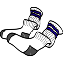 download Athletic Crew Socks clipart image with 45 hue color