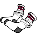 download Athletic Crew Socks clipart image with 135 hue color