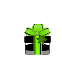 download Gift Black clipart image with 90 hue color