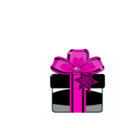 download Gift Black clipart image with 315 hue color