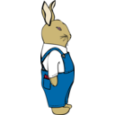 Bunny In Overalls