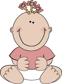 Baby Girl Sitting Clipart I2clipart Royalty Free Public Domain