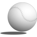 download Baseball Ball clipart image with 0 hue color