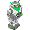 download Toy Robot clipart image with 90 hue color