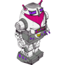 download Toy Robot clipart image with 270 hue color
