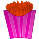 download French Fries clipart image with 315 hue color