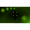 download Red Glowing Cross Wallpaper clipart image with 90 hue color