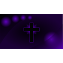 download Red Glowing Cross Wallpaper clipart image with 270 hue color