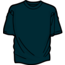 download Green T Shirt clipart image with 90 hue color