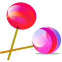 download Lollipop clipart image with 315 hue color
