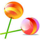 download Lollipop clipart image with 0 hue color