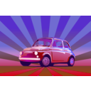 download Fiat 500 clipart image with 45 hue color
