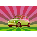 download Fiat 500 clipart image with 135 hue color