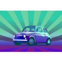 download Fiat 500 clipart image with 315 hue color