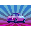 download Fiat 500 clipart image with 0 hue color