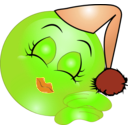 download Sleepy Girl Smiley Emoticon clipart image with 45 hue color