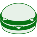 download Hamburger clipart image with 90 hue color