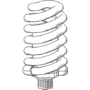 download Flourescent Bulb clipart image with 90 hue color