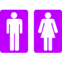 download Toilet Signs clipart image with 45 hue color