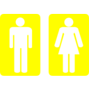 download Toilet Signs clipart image with 180 hue color