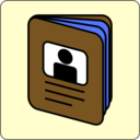 download Passport Icon clipart image with 180 hue color