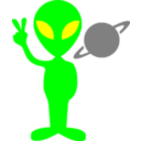 download Tobyaxis The Alien clipart image with 0 hue color
