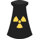 Nuclear Power Plant Icon Symbol 3