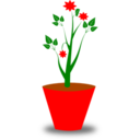 download Flower Pot clipart image with 0 hue color