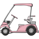 download Golf Cart clipart image with 135 hue color