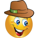download Mister Smiley Emoticon clipart image with 0 hue color
