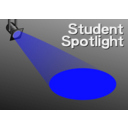 download Student Spotlight clipart image with 180 hue color