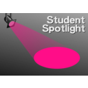 download Student Spotlight clipart image with 270 hue color