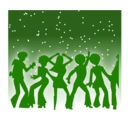 download Disco Dancers clipart image with 225 hue color
