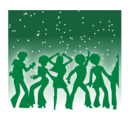download Disco Dancers clipart image with 270 hue color