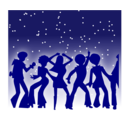 download Disco Dancers clipart image with 0 hue color