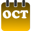 download October clipart image with 45 hue color
